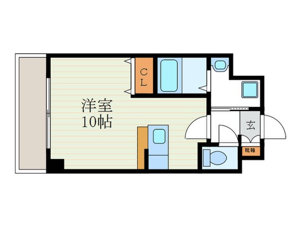 レスペランス西小路の物件間取画像